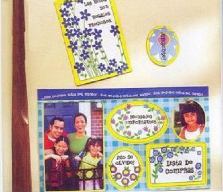 #8538 "iLos mejores Ninos del mundo!" Magnetic Photo Frames Set of 6